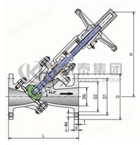 Y型料漿閥 KFJs545Y