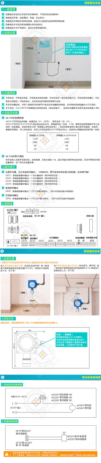 CA-2100D汽油報(bào)警器