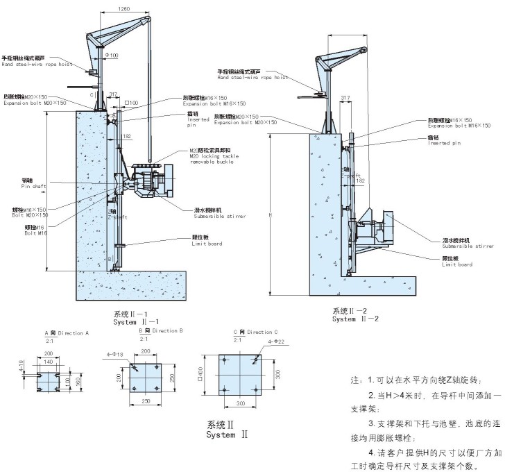 QJB型英亚体育安装系统图Ⅱ