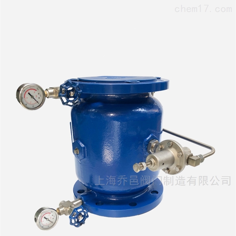 JDFQ4TX帶壓力表<strong>減壓型低阻力倒流防止器</strong>