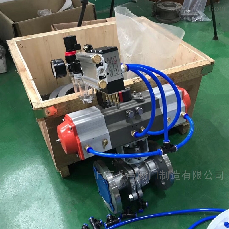 气动三段式不锈钢球阀