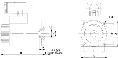 閥用電磁鐵 MFB1-1.5YC 交流濕式